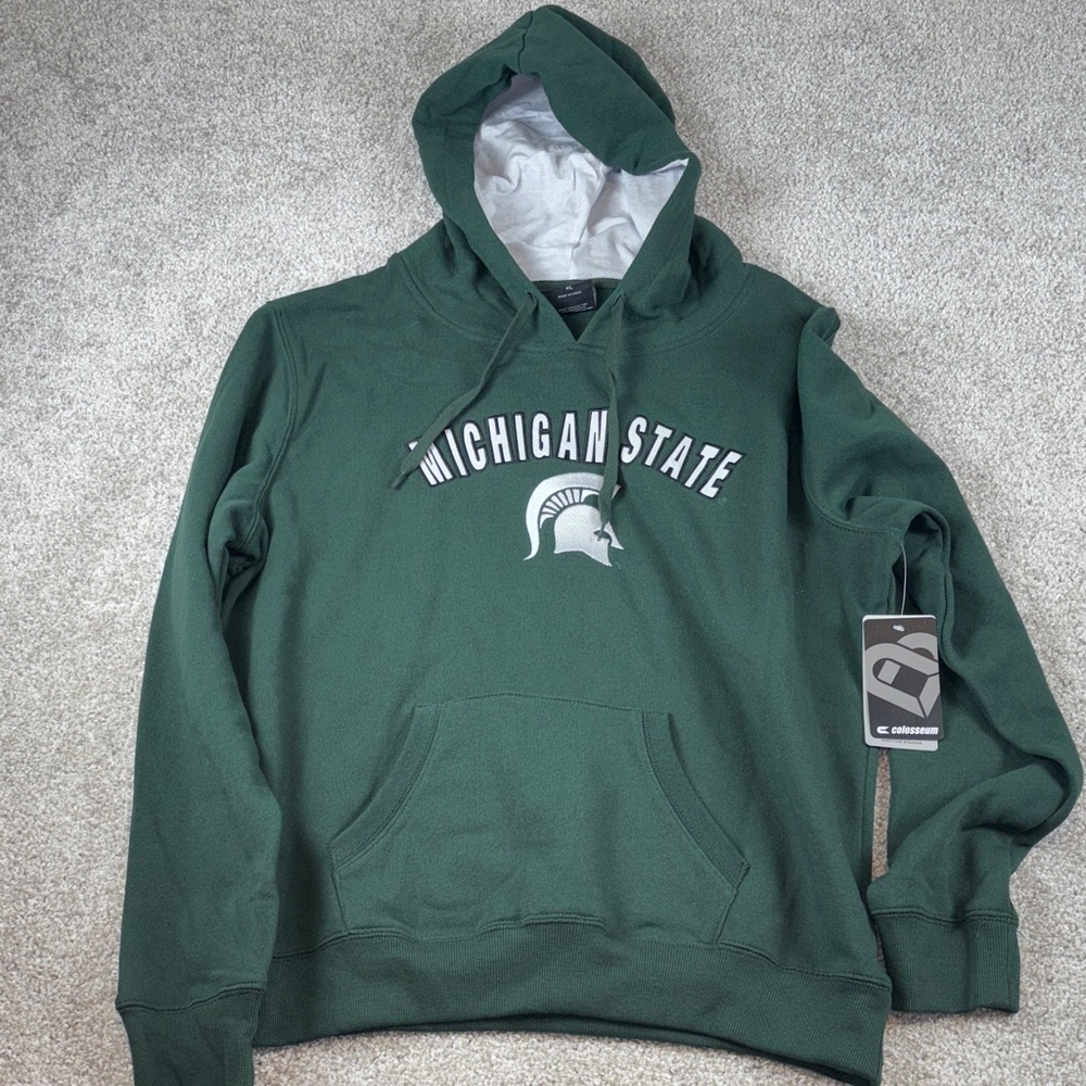 Green Michigan State Women's Hoodie size large‎ Sweater
